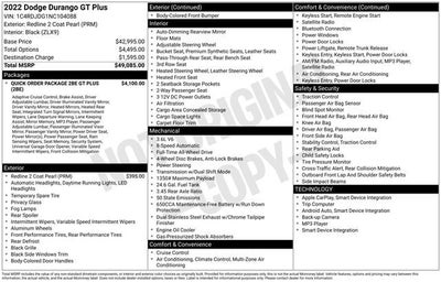 2022 Dodge Durango GT Plus