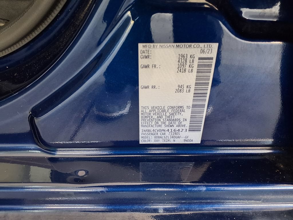 2023 Nissan Altima 2.5 SR