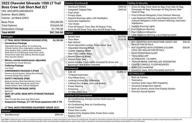 2022 Chevrolet Silverado 1500 LT Trail Boss