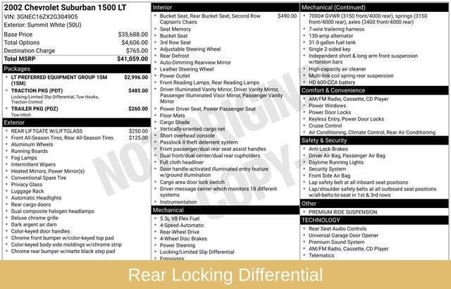 2002 Chevrolet Suburban LT