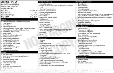 2024 Kia Forte LX