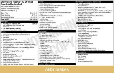 2020 Toyota Tacoma 4WD SR5