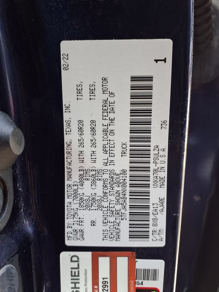 2022 Toyota Tundra 2WD Limited