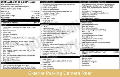 2024 Mazda Mazda CX-50 2.5 S Preferred Package