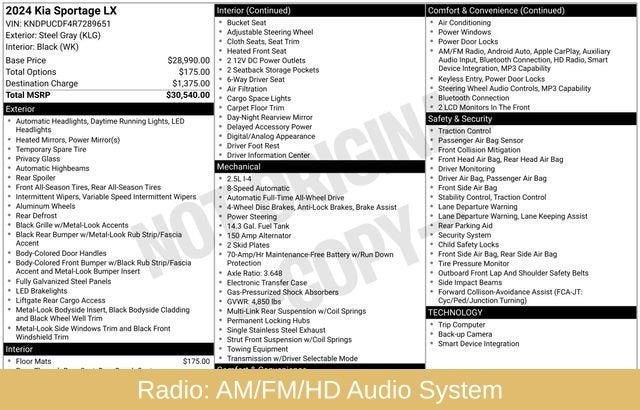 2024 Kia Sportage LX