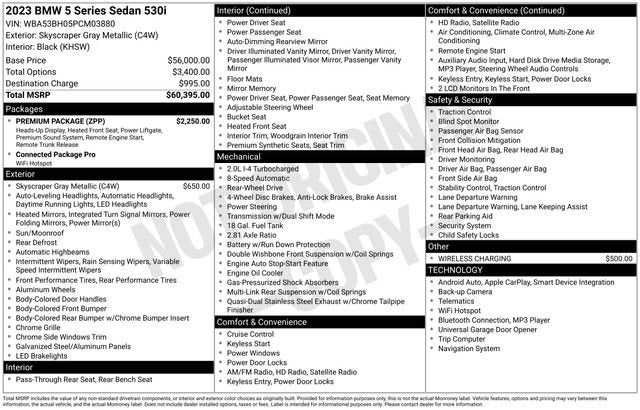 2023 BMW 5 Series 530i