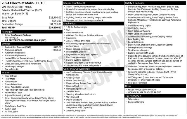 2024 Chevrolet Malibu 1LT