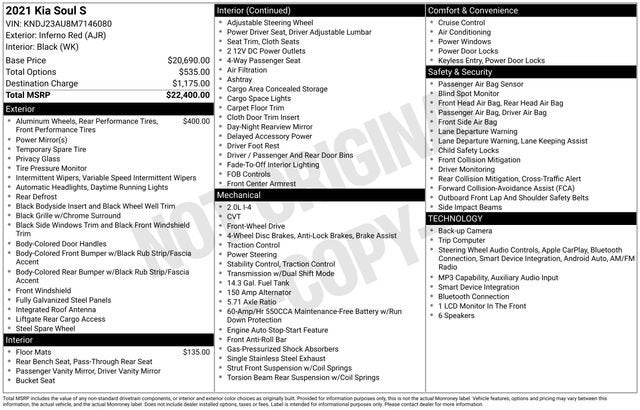 2021 Kia Soul S