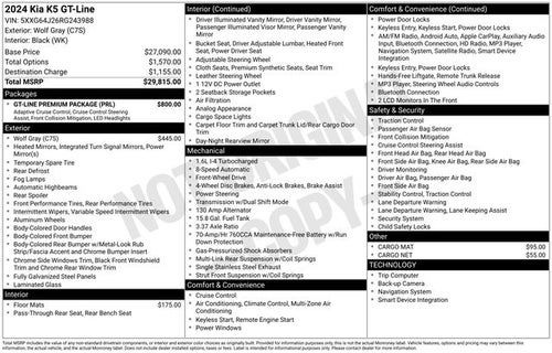 2024 Kia K5 GT-Line
