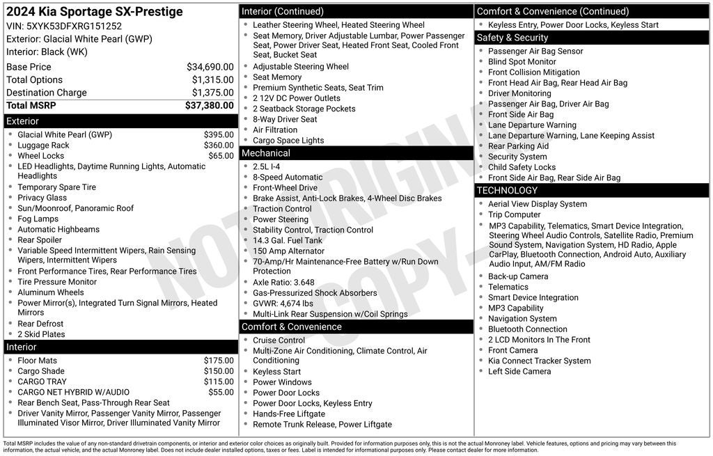 2024 Kia Sportage SX-Prestige