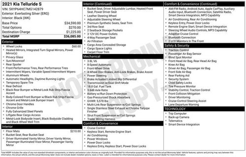 2021 Kia Telluride S