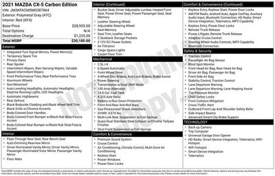 2021 Mazda Mazda CX-5 Carbon Edition