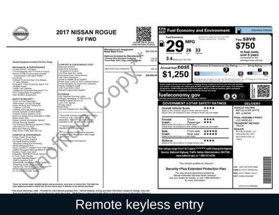 2017 Nissan Rogue SV