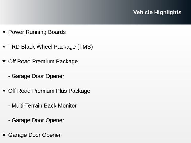 2024 Toyota 4Runner TRD Off-Road Premium