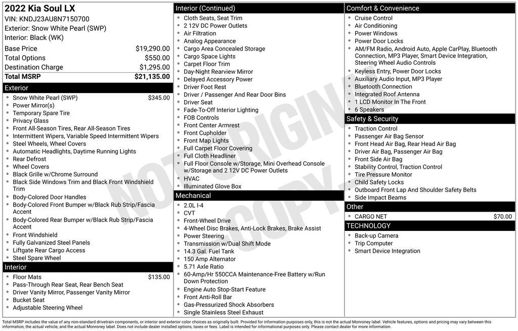 2022 Kia Soul LX