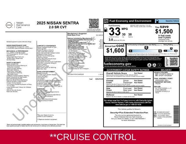 2025 Nissan Sentra SR