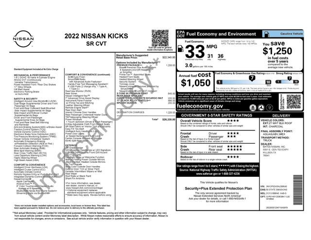 2022 Nissan Kicks SR