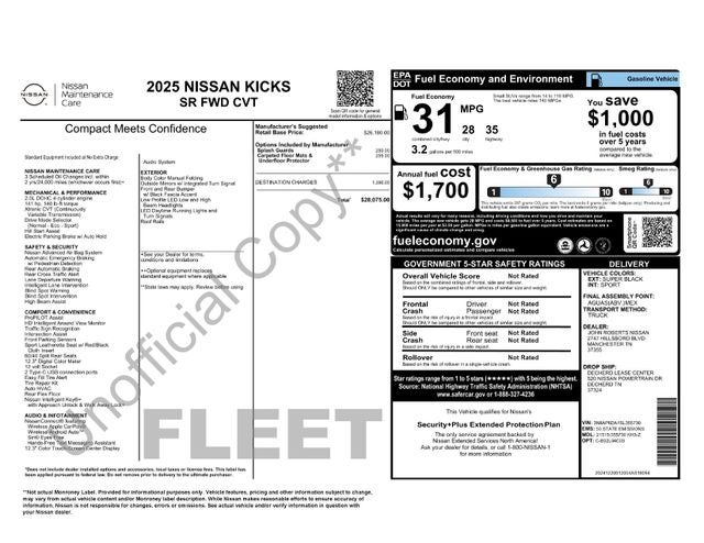 2025 Nissan Kicks SR