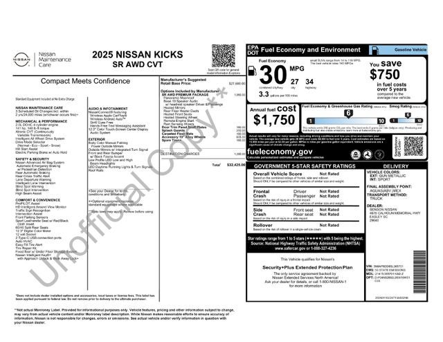 2025 Nissan Kicks SR