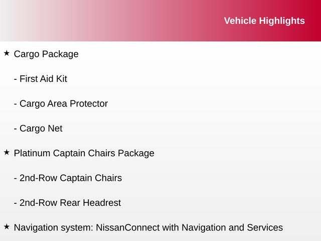 2024 Nissan Pathfinder Platinum