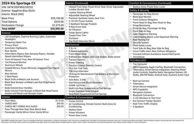 2024 Kia Sportage EX