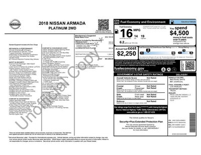 2018 Nissan Armada Platinum