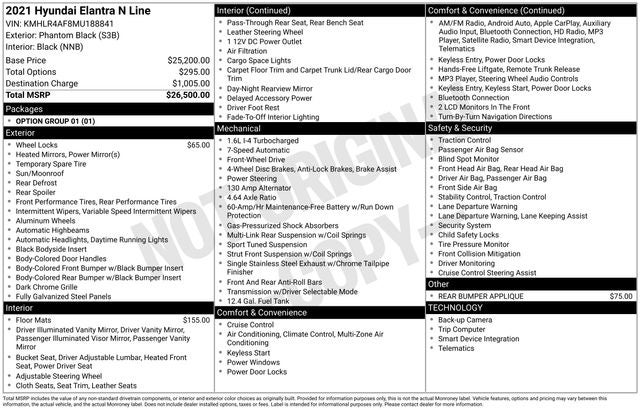 2021 Hyundai Elantra N Line