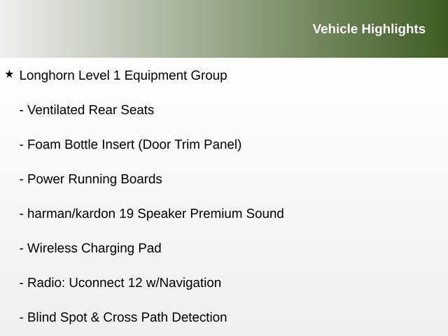 2020 RAM 1500 Laramie Longhorn Crew Cab 4x4 5'7' Box