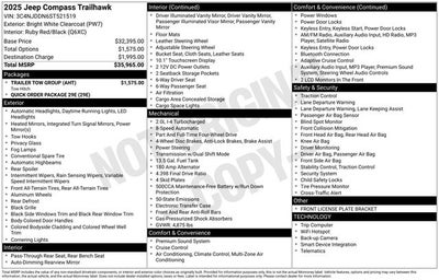 2025 Jeep Compass Trailhawk 4x4