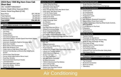 2024 RAM 1500 Big Horn/Lone Star