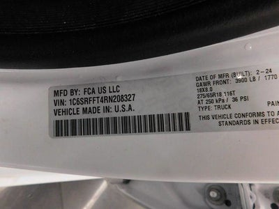 2024 RAM 1500 Big Horn/Lone Star