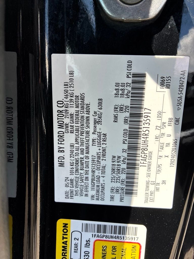 2024 Ford Mustang EcoBoost Premium