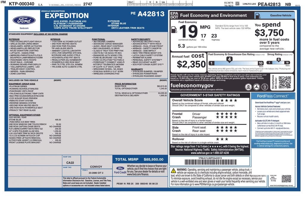 2023 Ford Expedition Platinum