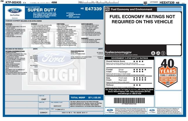 2017 Ford F-250SD King Ranch