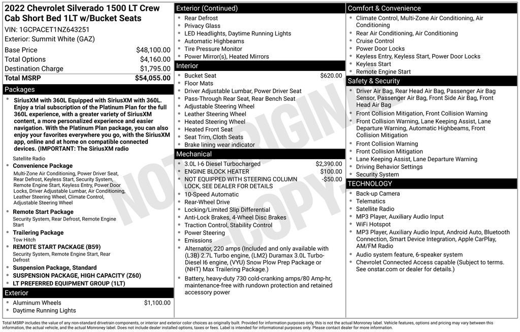 2022 Chevrolet Silverado 1500 LT