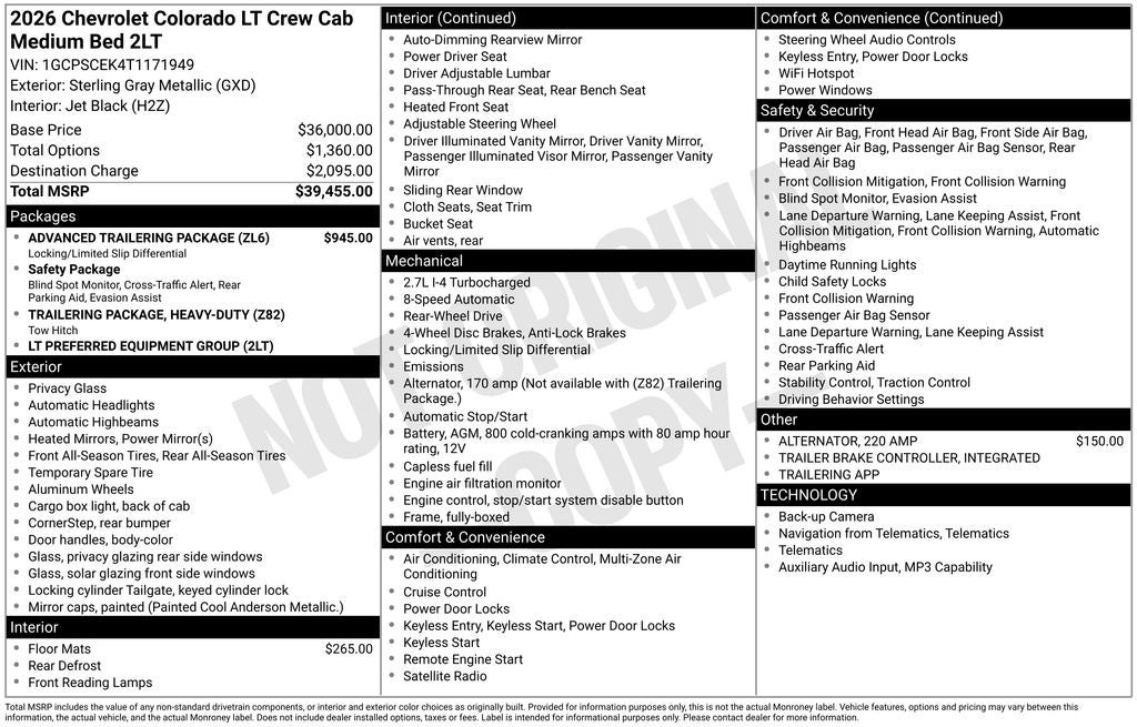 2026 Chevrolet Colorado LT