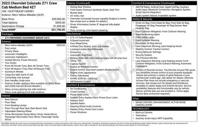 2023 Chevrolet Colorado Z71