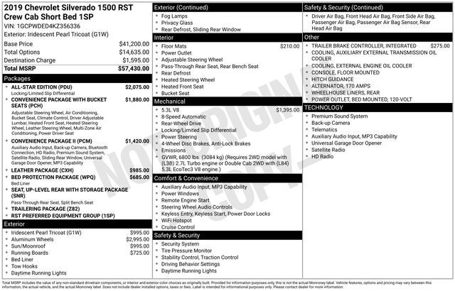 2019 Chevrolet Silverado 1500 RST