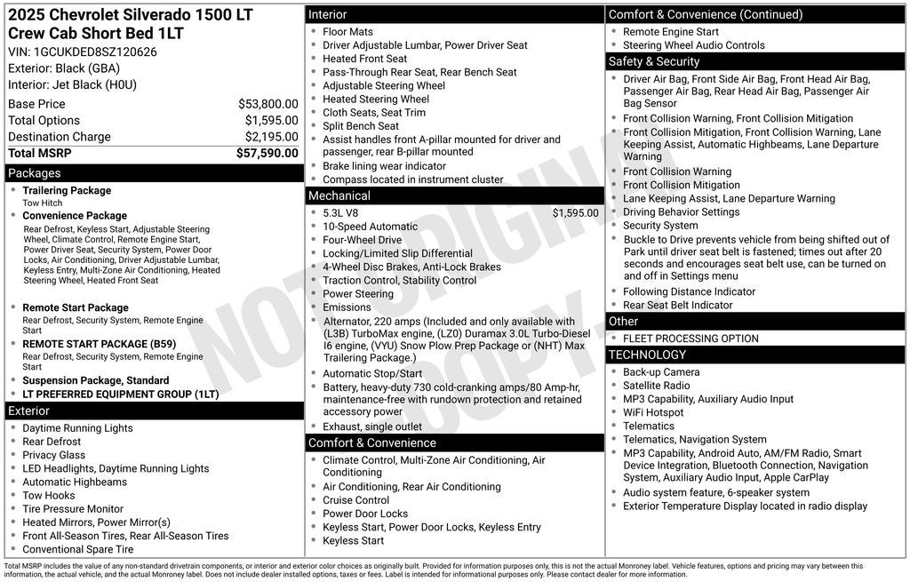 2025 Chevrolet Silverado 1500 LT LT1