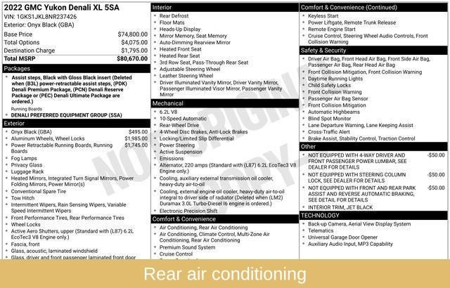 2022 GMC Yukon XL Denali