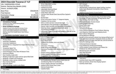2024 Chevrolet Traverse LT 1LT