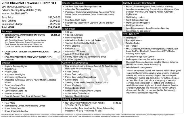2023 Chevrolet Traverse LT 1LT