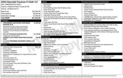 2023 Chevrolet Traverse LT 1LT