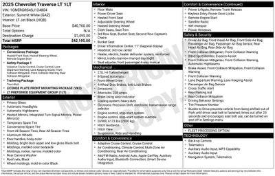 2025 Chevrolet Traverse LT 1LT