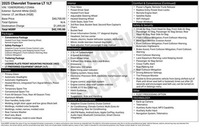 2025 Chevrolet Traverse LT 1LT