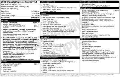 2023 Chevrolet Traverse Premier