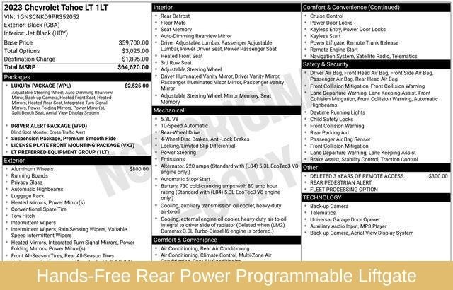 2023 Chevrolet Tahoe LT