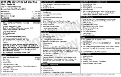 2021 GMC Sierra 1500 SLT