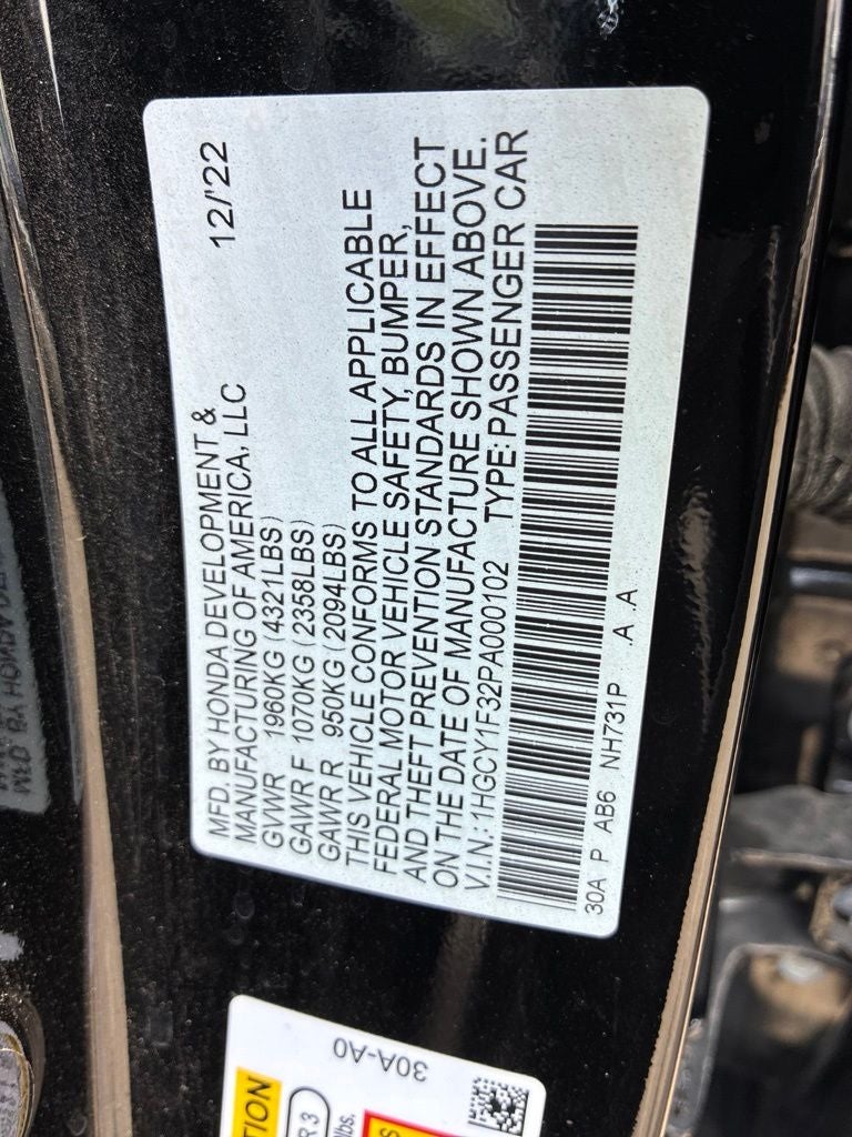 2023 Honda Accord EX