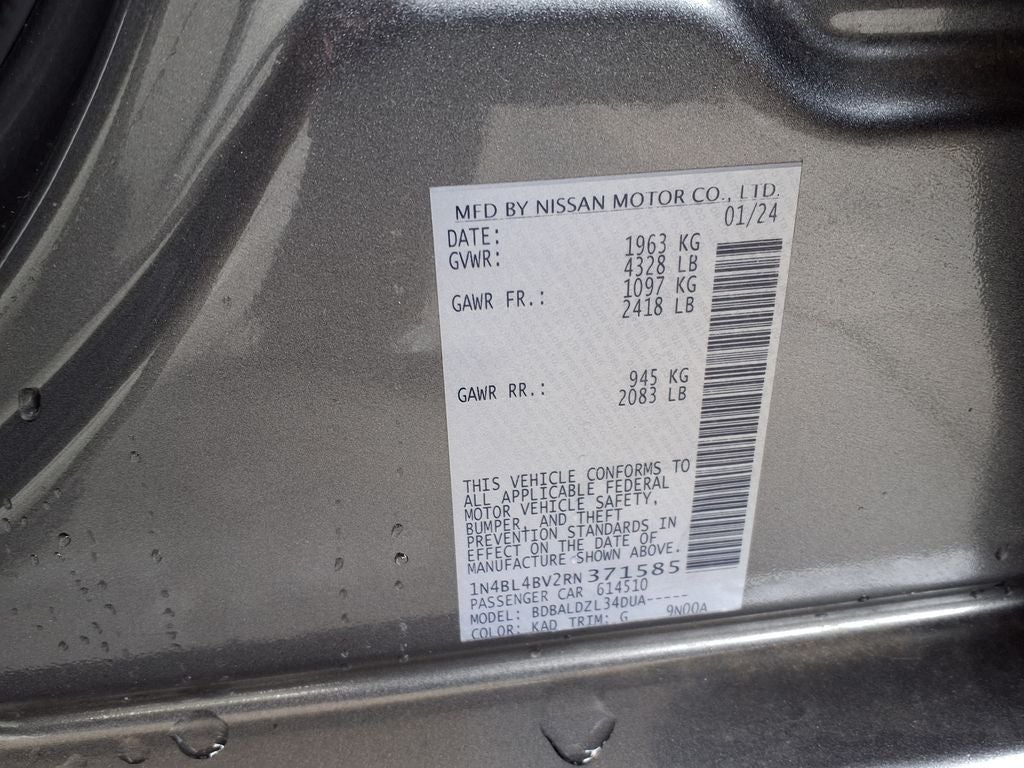2024 Nissan Altima 2.5 S